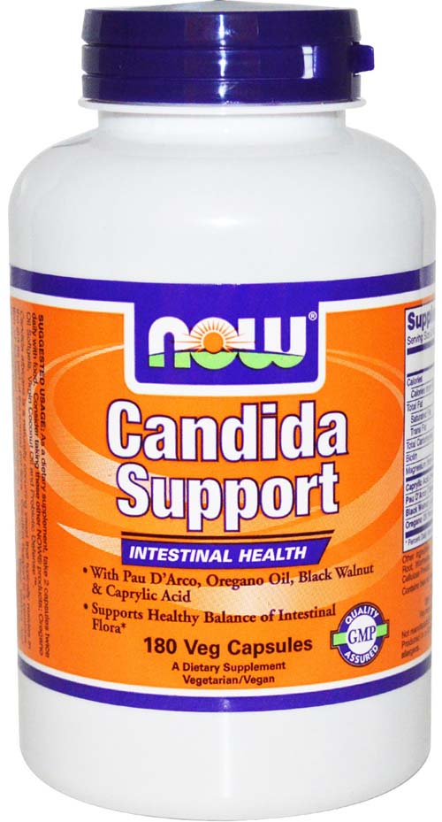 Кандида Саппорт / Candida Support 180 Capsules. Упаковка внешний вид.