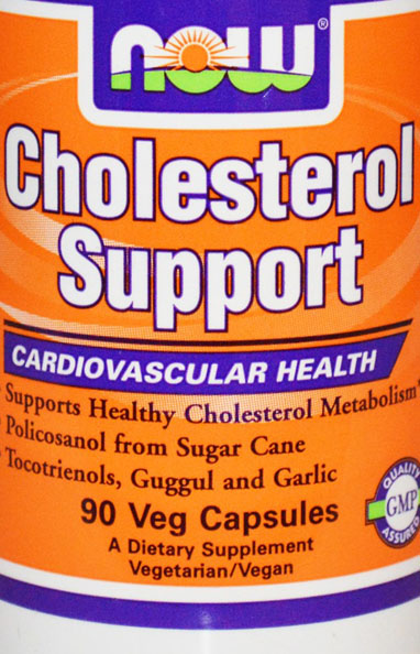Холестерол саппорт. Cholesterol Support Now Foods лицевая этикетка