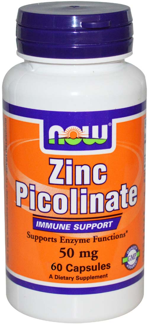 Цинк Пиколинат / Zinc Picolinate 60 Capsules. Упаковка внешний вид.